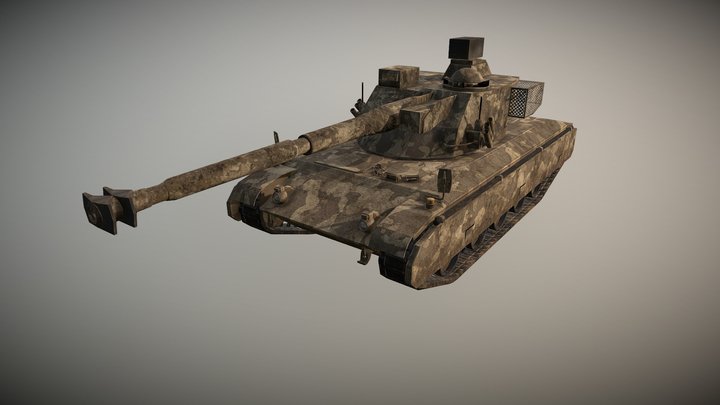 SK-105 Kürassier Desert 3D Model