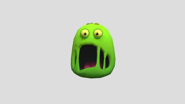 Chicken Gun Slime Monster 3D Model