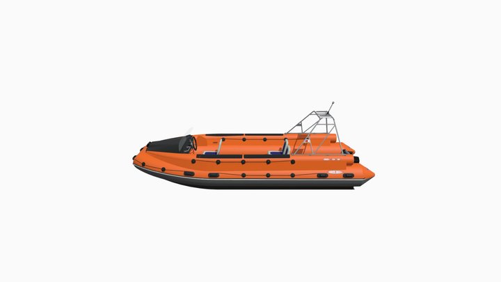 RIB JET 5500 PATROL LUX 3D Model