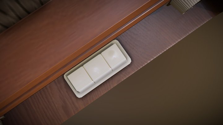 SM_Radio_low 3D Model