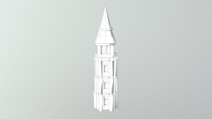 Churchtower 3D Model