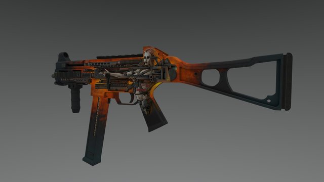 UMP-45 | Armamancer 3D Model