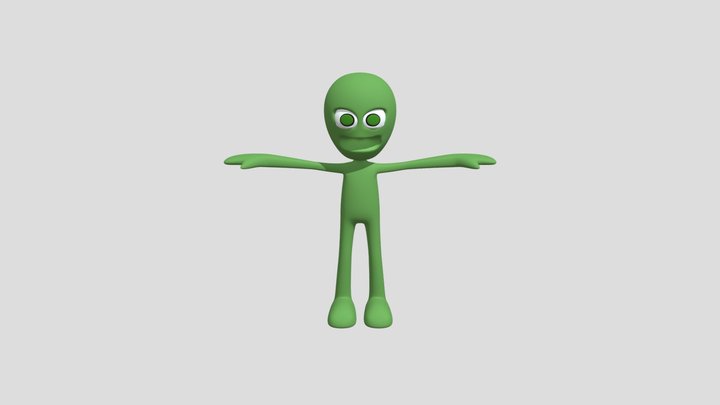 Alien |rigged character| 3D Model