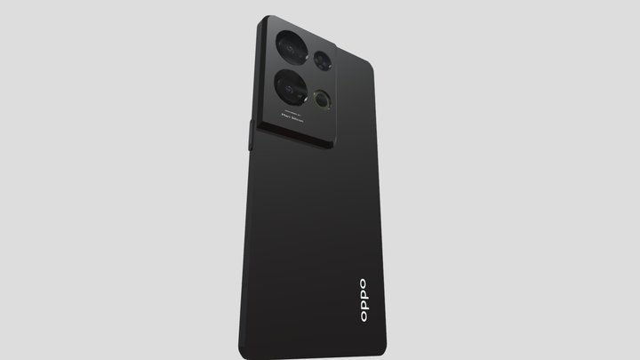 Oppo Reno 8 Pro 3D Model