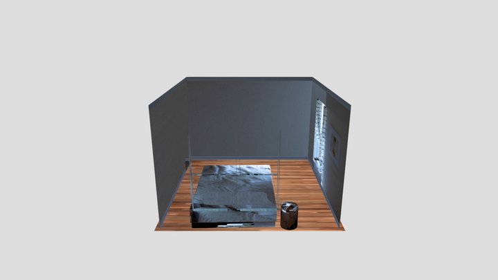 Abandoned Bedroom 3D Model