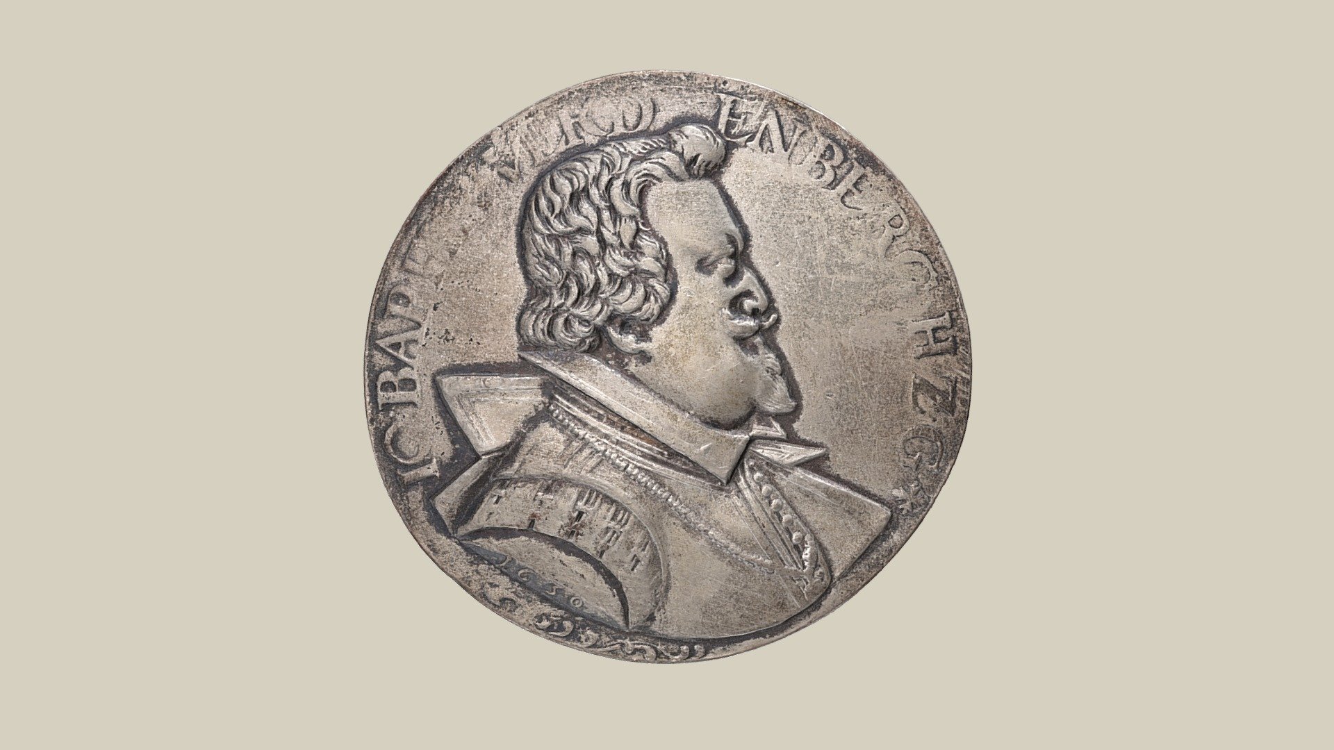 Medaille Graf Werdenberg — Sketchfab embed 3D viewer