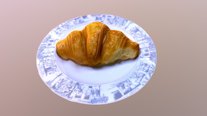 croissant 3D Model
