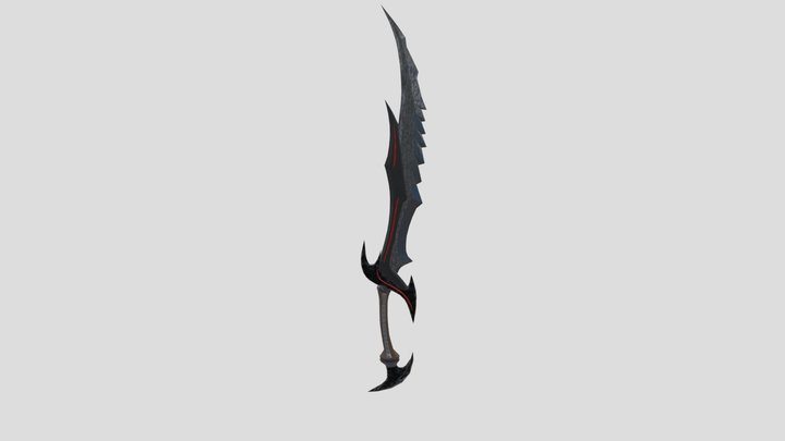 Daedric Sword 3D Model