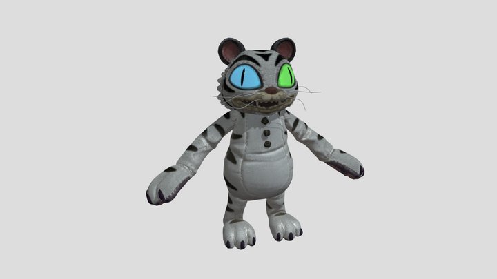 White tiger [FNaF: Secret Of The Mimic] 3D Model