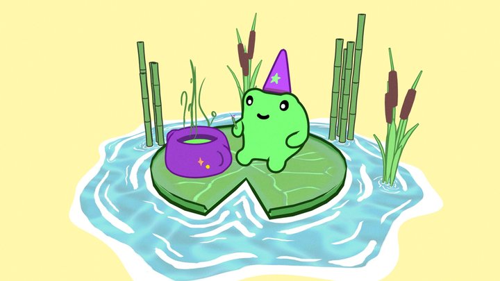 Wiz Frogo 3D Model