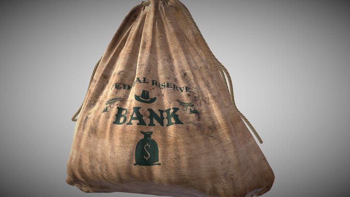 Money Bag 3D Model