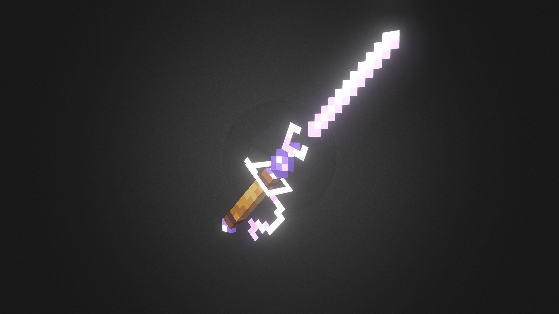 Ametyst Magic Sword - 3D model by Amanikton [a8bf963] - Sketchfab