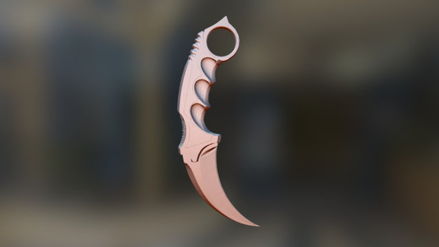 Karambit Knife 3D Model