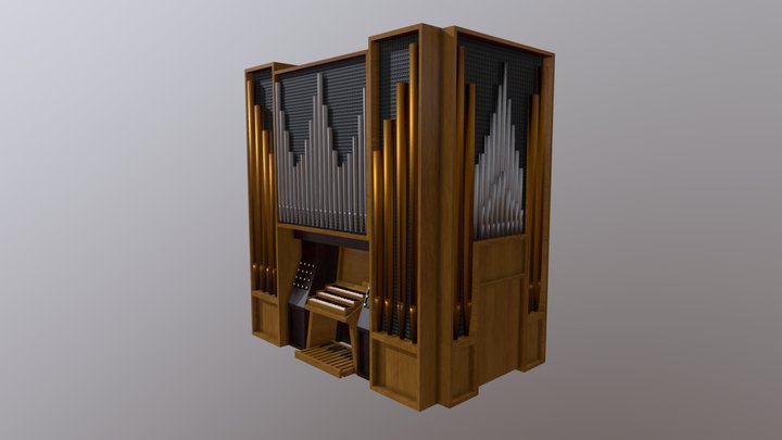 Pipe Organs 3D Model