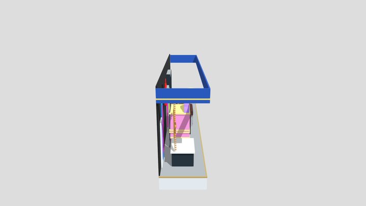 Chuck E. Cheese Road Stage 3D Model