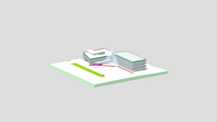 PYRAMID PLAZA 3D MODEL-copy24 3D Model