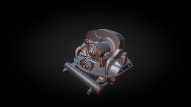 Motor Volkswagen 3D Model