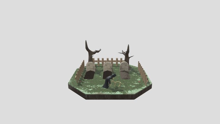 fantasy garden 3D Model