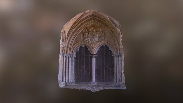 Portalada Catedral Salisbury 3D Model