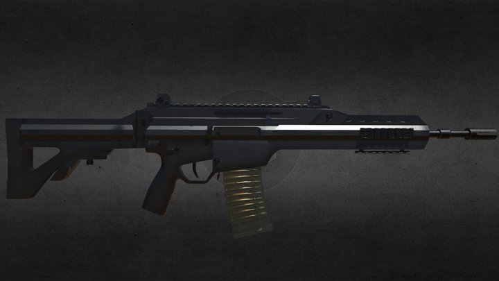 FX-05 Rifle De Asalto Mexicano 3D Model