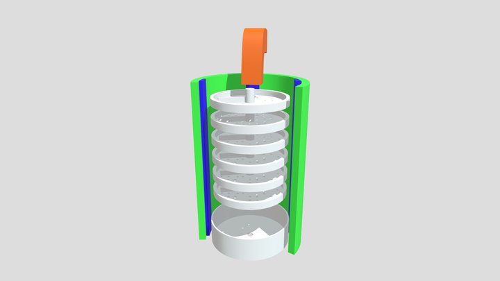 Turbo Tray Dryer 3D Model