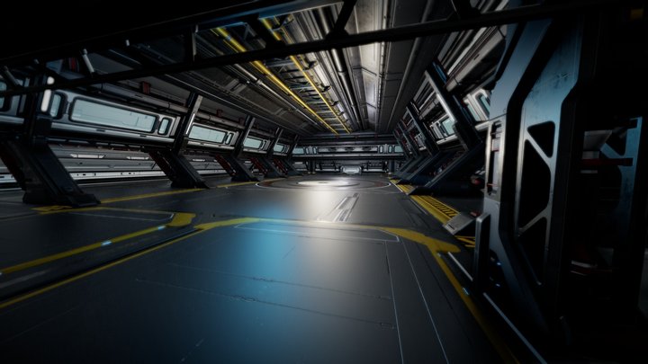 Sci Fi Environment (Trimsheet) 3D Model