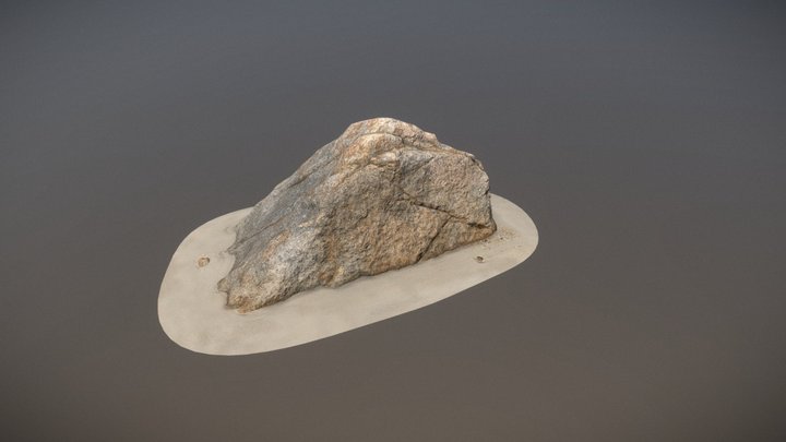 Beach_Rock_LOD03 3D Model