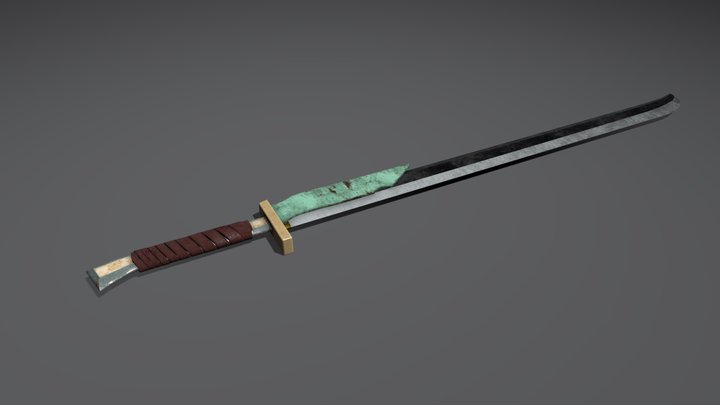 Elven Sword 3D Model