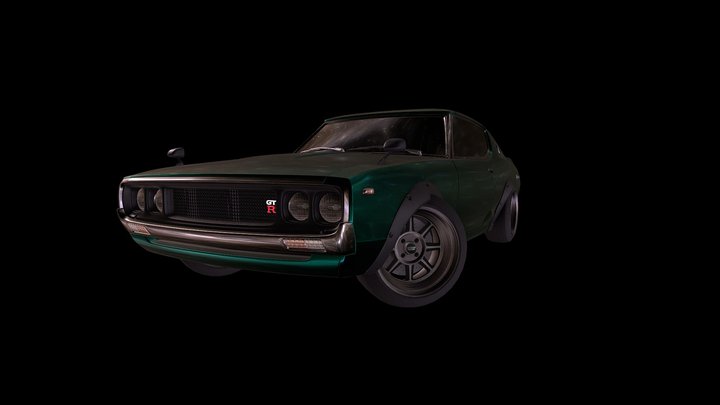 GTR Skyline 3D Model