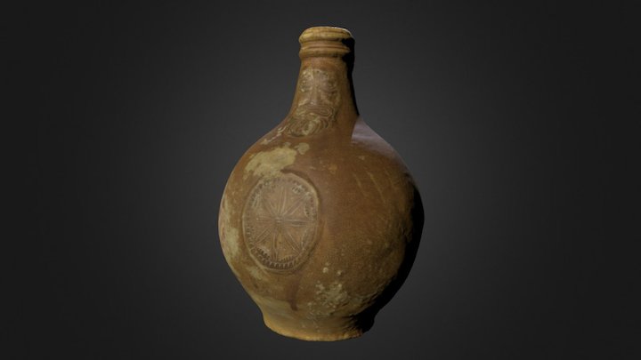 Bellarmine Jar 3D Model