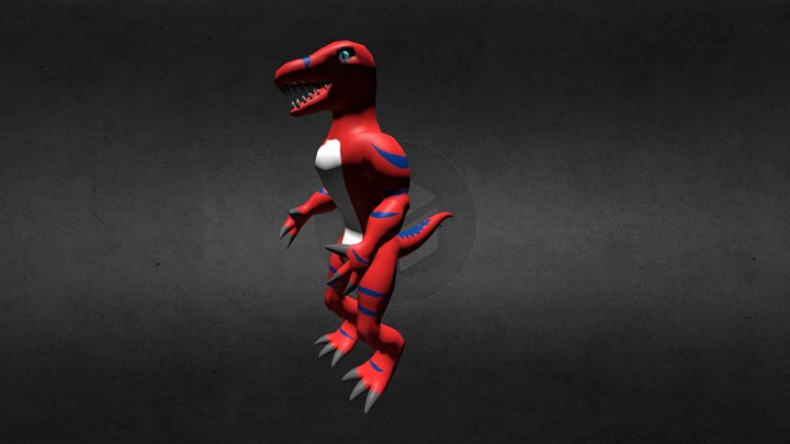 Test Dinosaur 3D Model