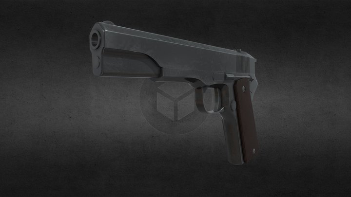 M1911 (American Pistol) 3D Model