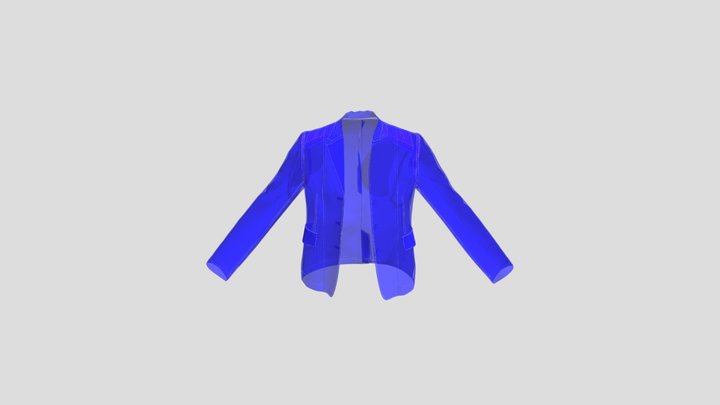Look 8: "Be Water" (Tailored Jacket) 3D Model