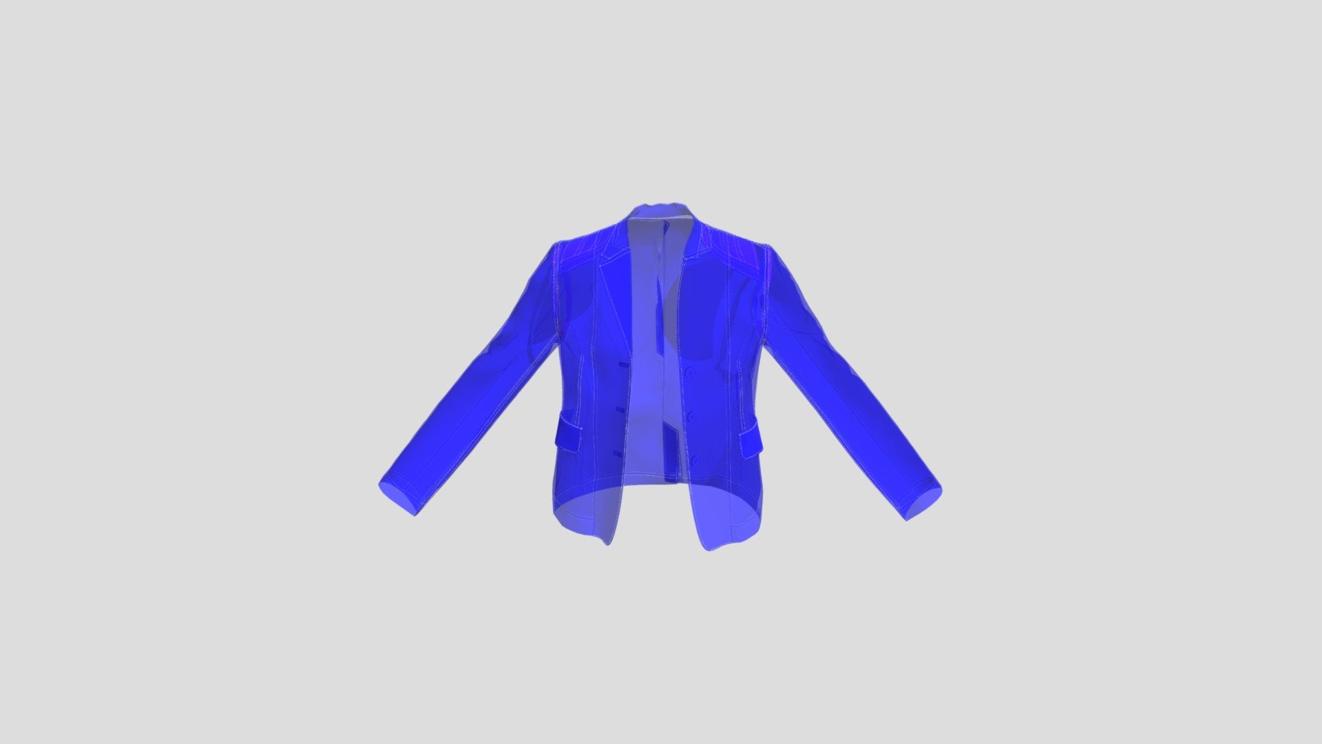Look 8: "Be Water" (Tailored Jacket)