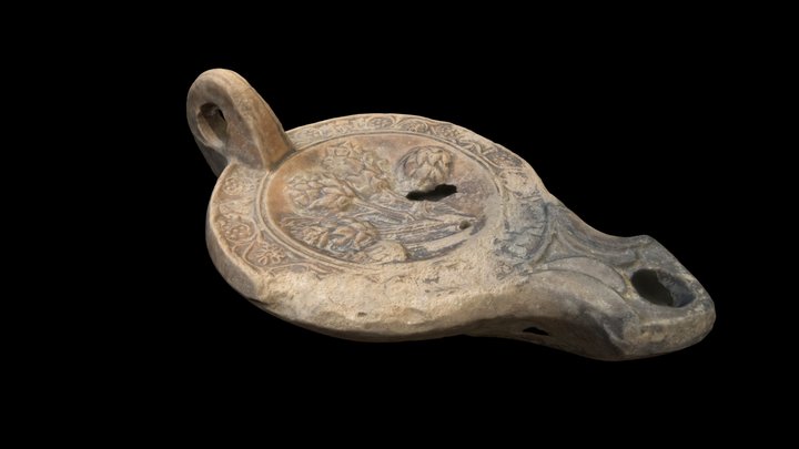 Roman Oillamp, El-Jem Museum 3D Model
