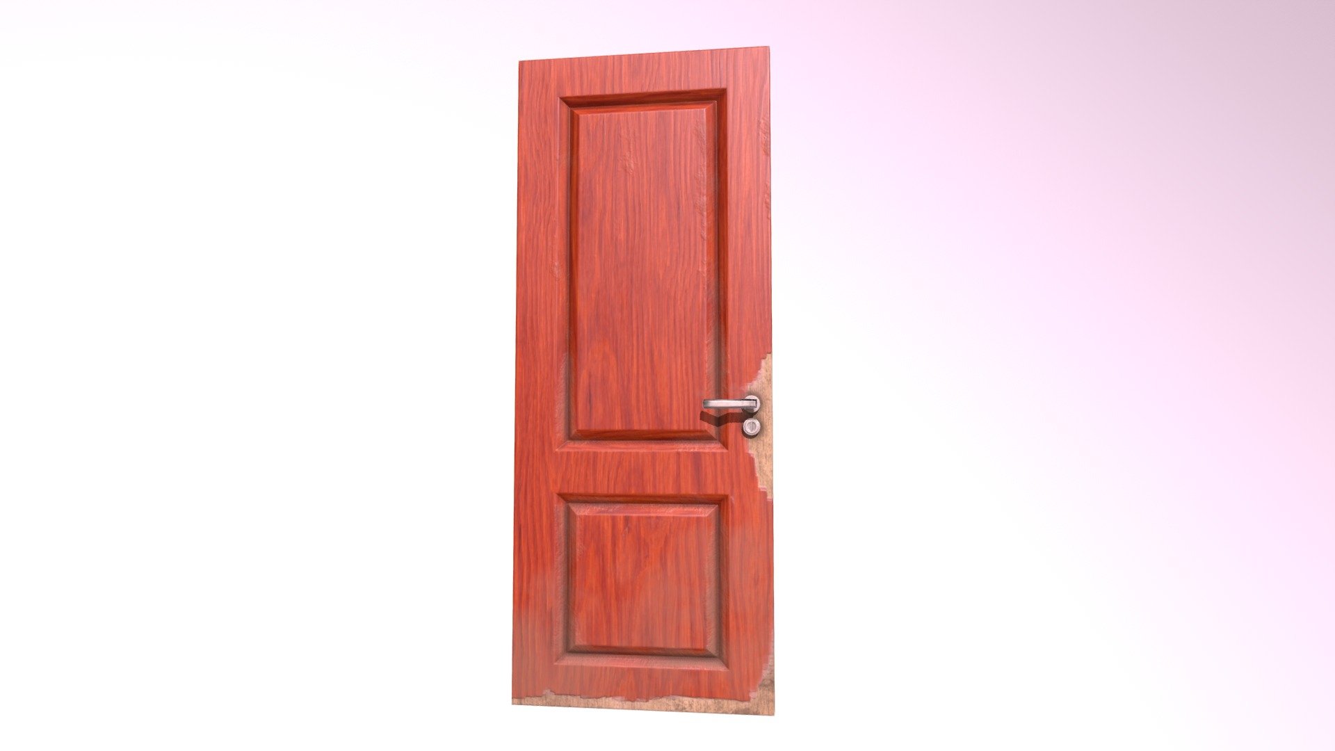 Damaged Wooden Door