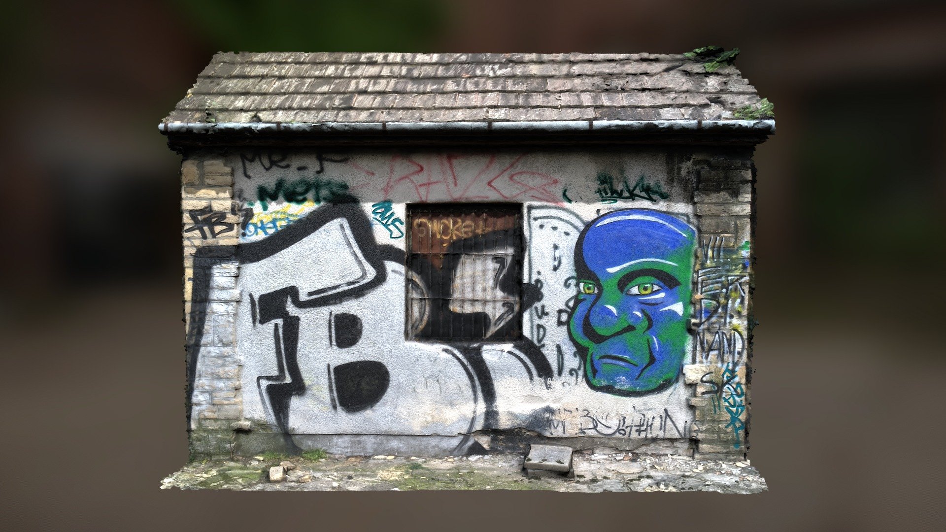 Wall with grafity