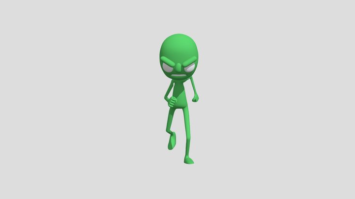Walkcycle 3D Model