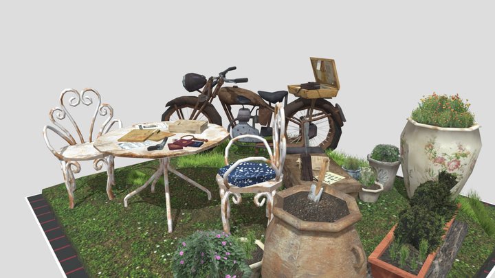 DAE 5 Finished props - Grandmas House 3D Model