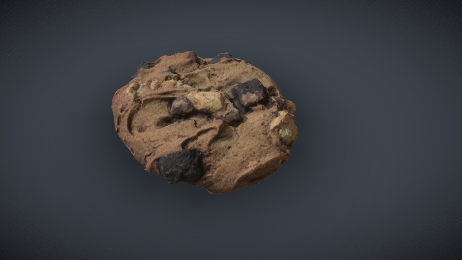 Choc-Chip Cookie Scan HIGH DETAIL+LODs - Buy Royalty Free 3D model by ...