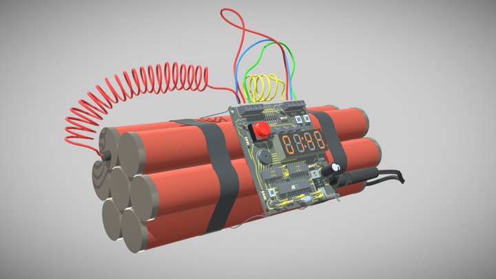 dynamite 3D Model