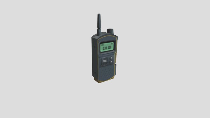 IS8 Walkie talkie 3D Model