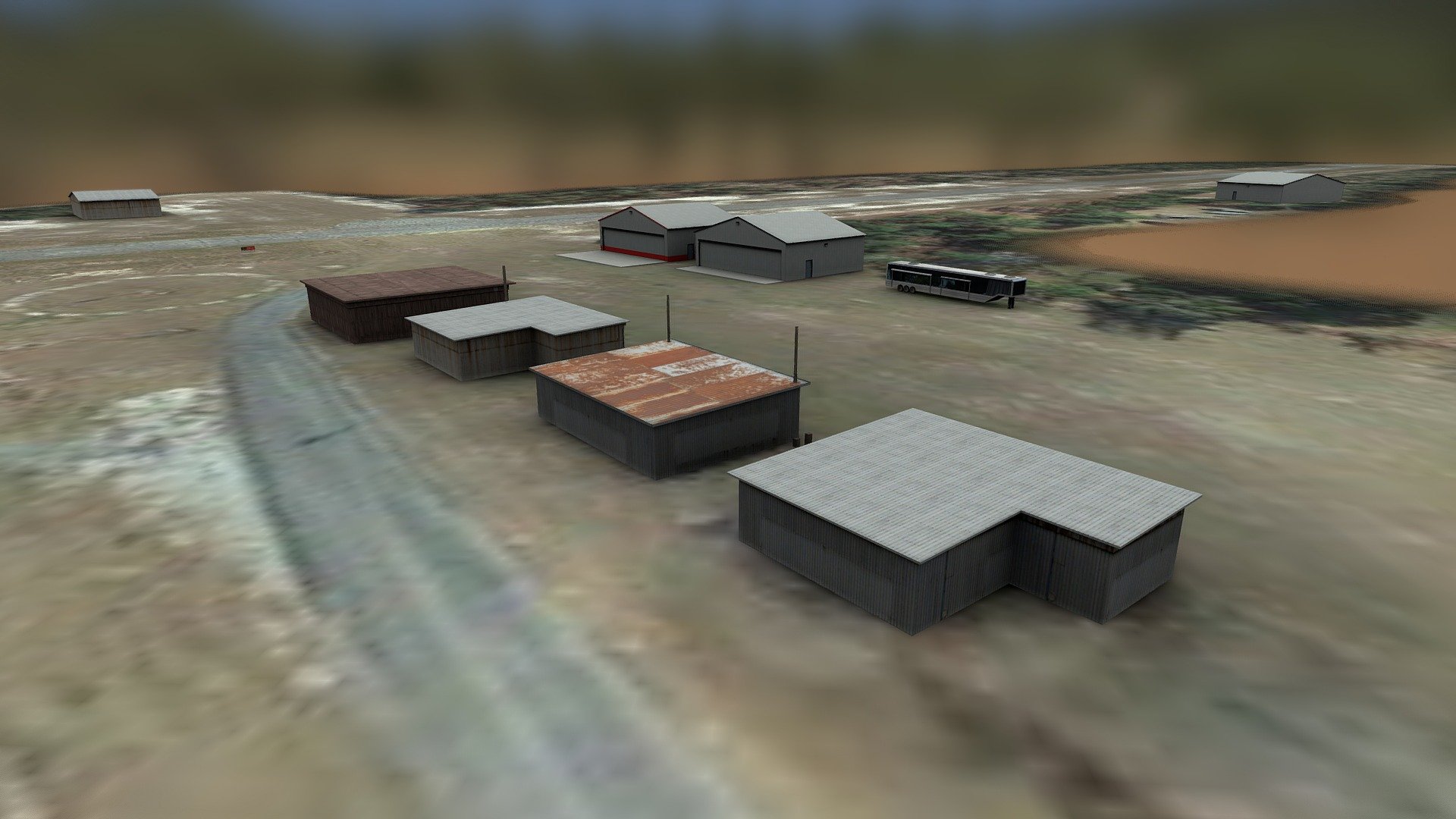 DAVIS FIELD AIRPORT FOLKSTON 3J6 3D model by haykal12321 [a8ce21e] Sketchfab