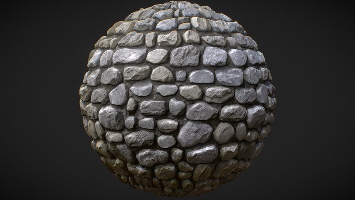 Seamless Rustic Stone Wall & Floor Texture 003