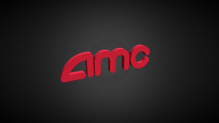 AMC theater Logo 3D Model