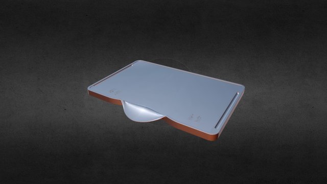Plastic Tray Aprox2 3D Model