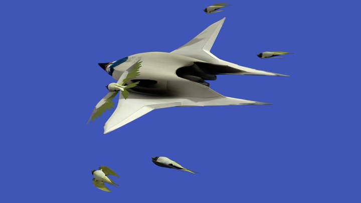 B6TMD- Spirit- Flying- Optim56P100 – Modello 3D gratuito STL