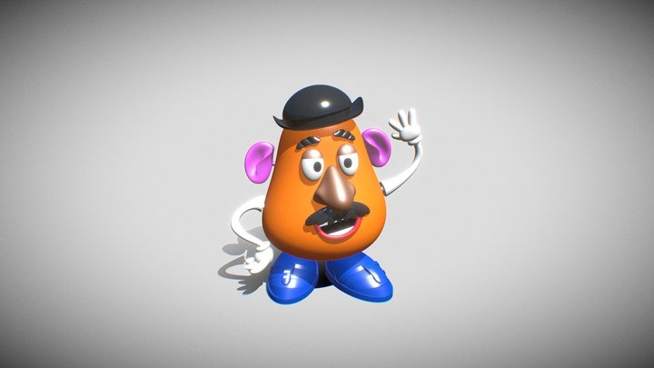 Mr Potato Remake 3D Model
