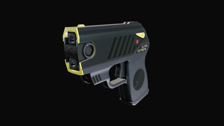 TASER GUN - Game ready 3D Model
