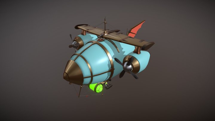 Zeppelin 3D Model